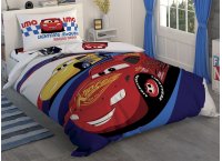 Постельное белье ранфорс TAC - Disney Cars Race (Turkey), подростковый